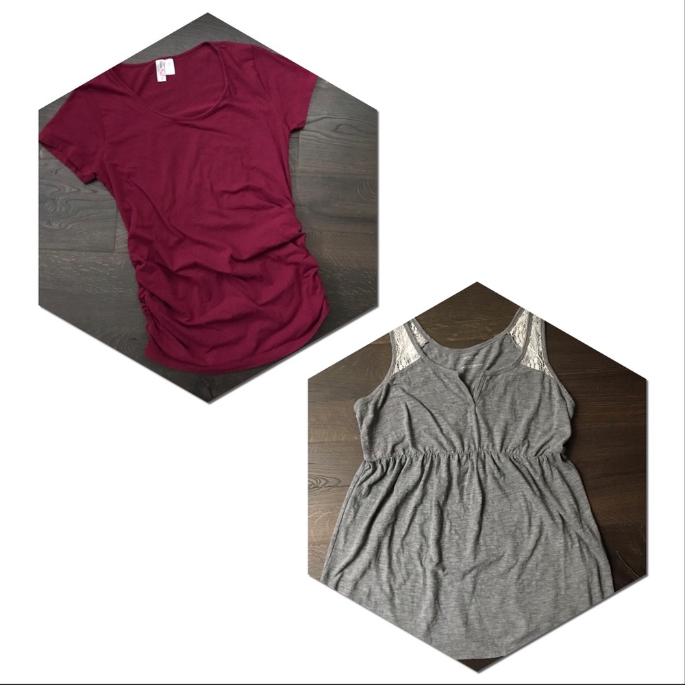 Pair of Maternity Tops - M